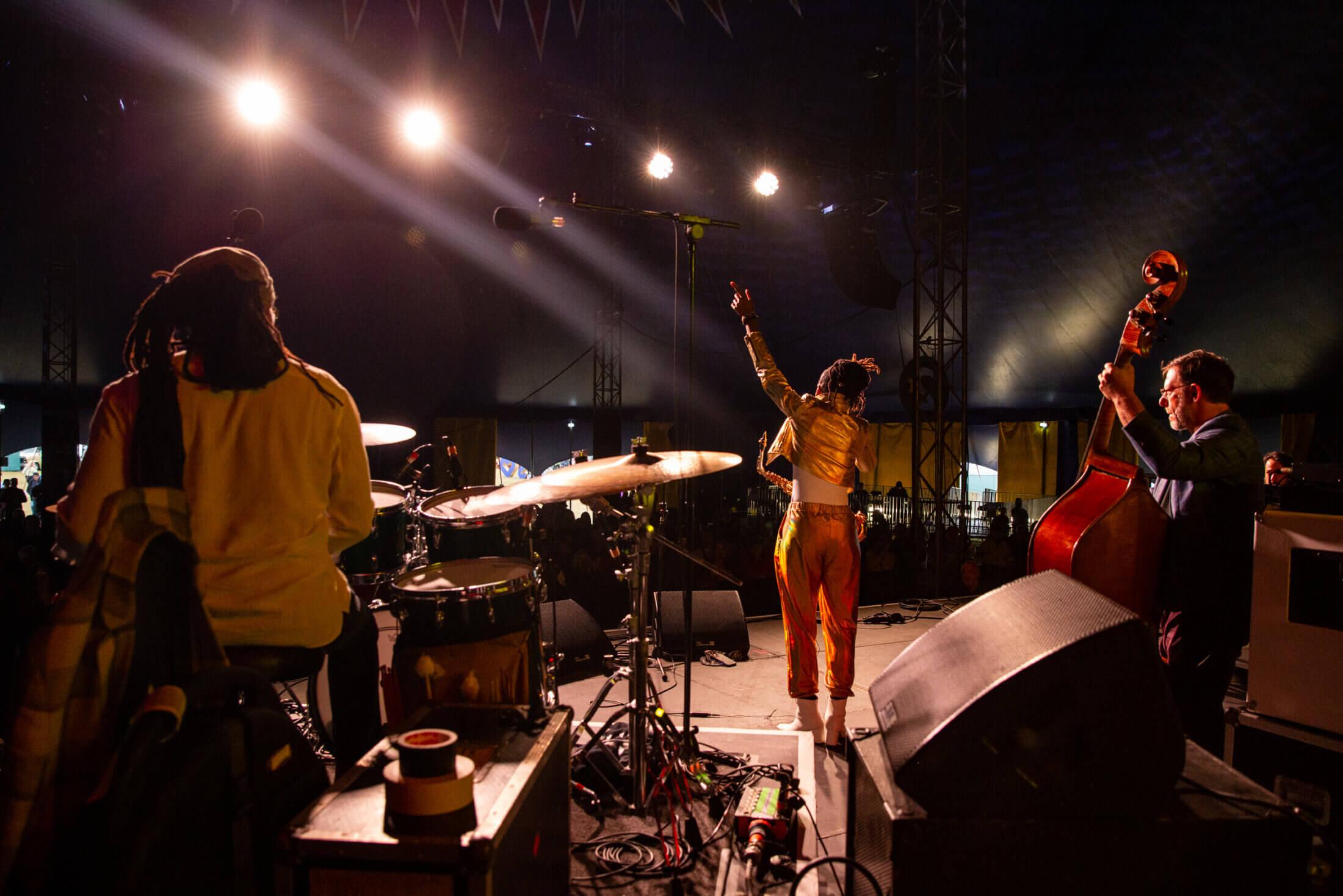 Lakecia Benjamin performing at Love Supreme 2025 - photo by Ellen Richardson