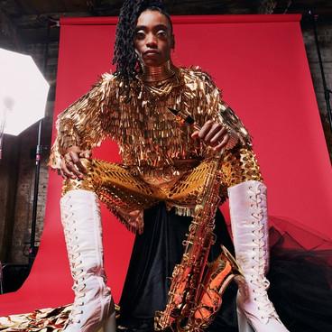 An image of the artist Lakecia Benjamin